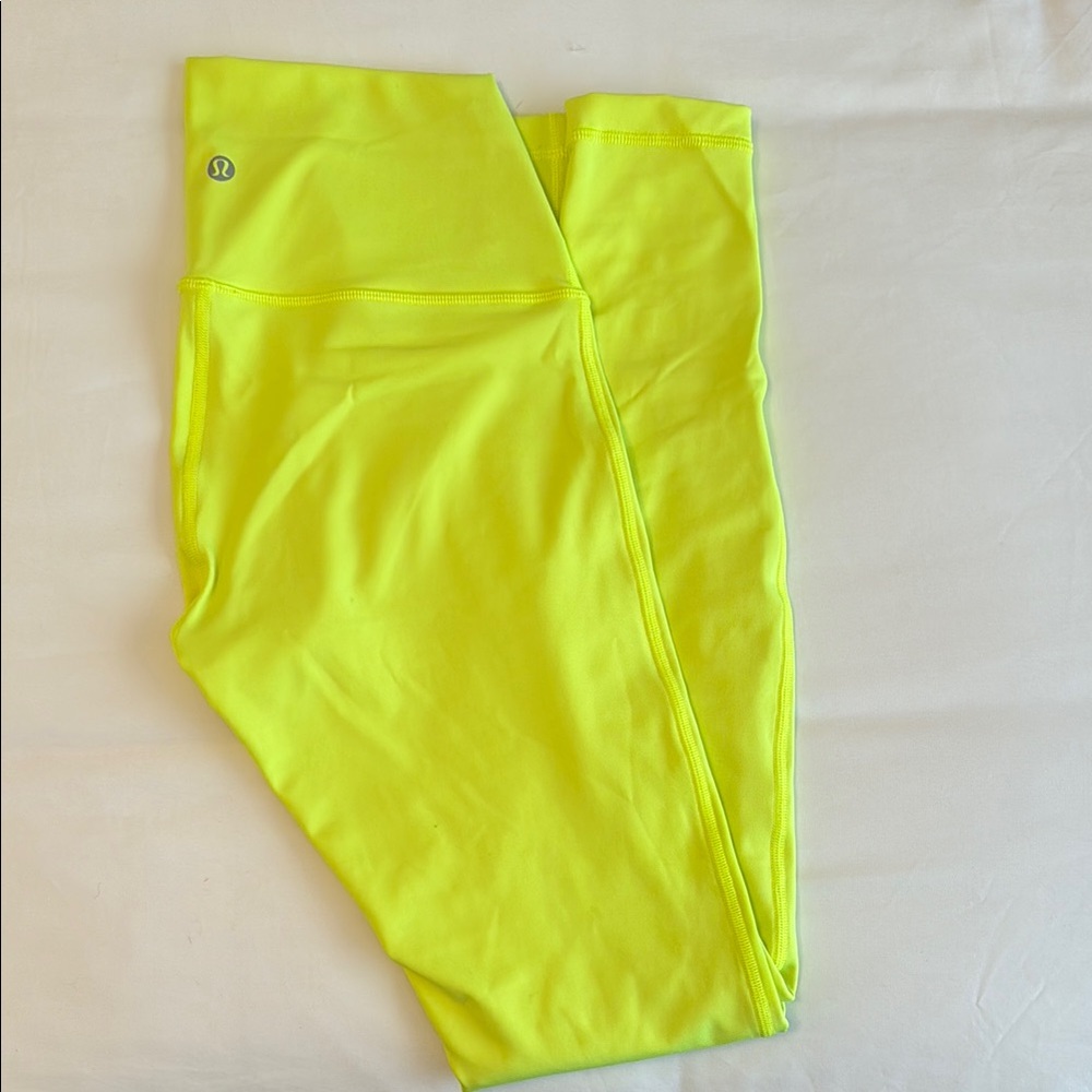 Lululemon Neon Yellow Leggings